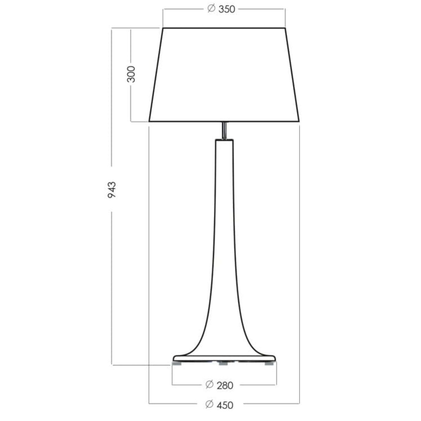 Lampa LOZANNA rysunek