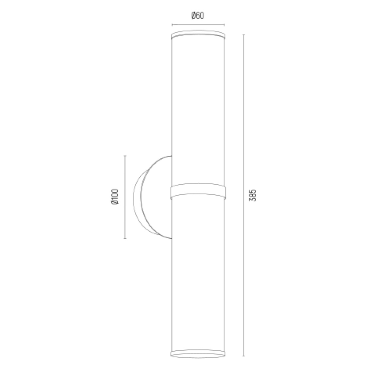 Mosiężny kinkiet podłużny HAMPTON