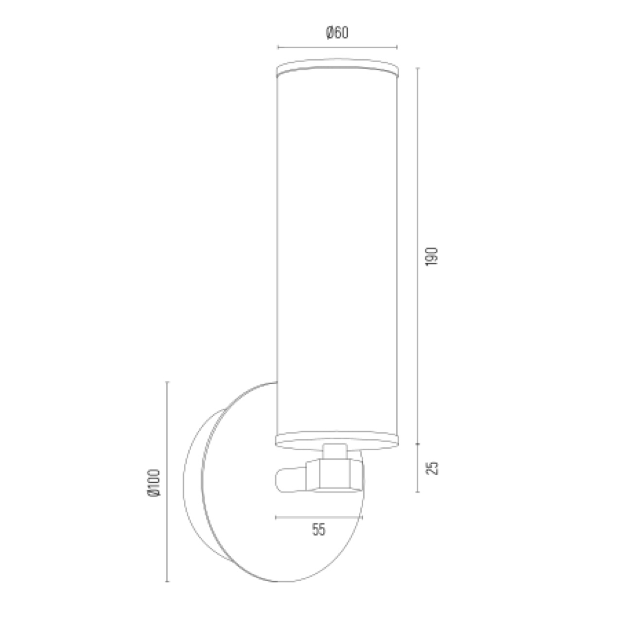 Mosiężny kinkiet HAMPTON