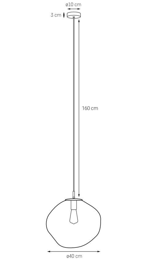 Lampa wisząca AVIA L