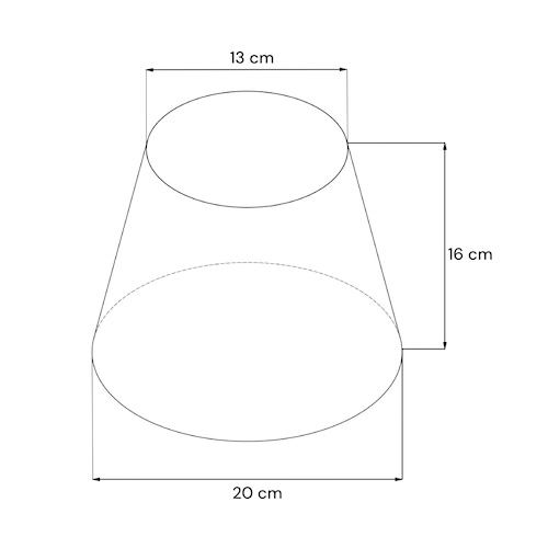Abażur LINO 20 cm