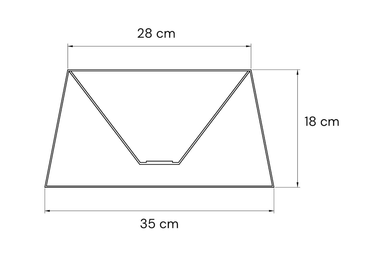 Abażur BASE 35 cm